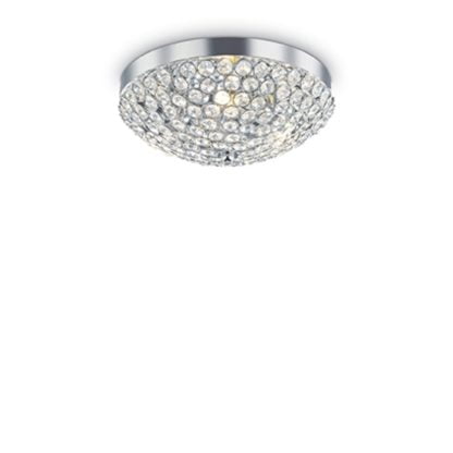 Lampa przysufitowa IDEALLUX ORION styl glamour metal