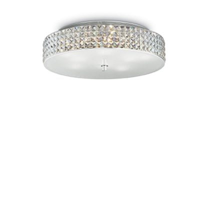 Lampa przysufitowa IDEALLUX ROMA styl glamour metal