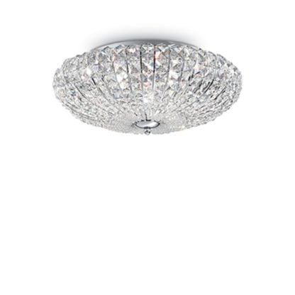 Lampa przysufitowa IDEALLUX VIRGIN styl glamour metal