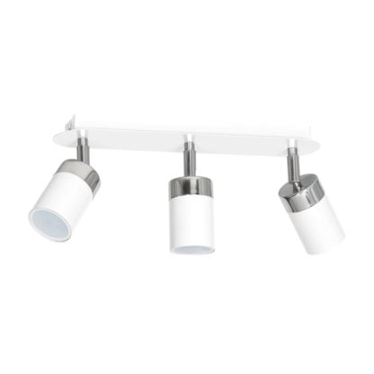 Lampa przysufitowa JOKER MILAGRO styl nowoczesny metal biały srebrny MLP900