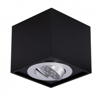 Lampa przysufitowa LED BOX Nowodvorski styl nowoczesny sklejka drewno