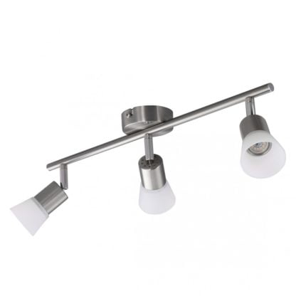 Lampa przysufitowa LED Decagon Philips styl nowoczesny metal nikiel mosiężny nikiel 915005220501