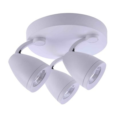 Lampa przysufitowa LED Gabriela Italux styl nowoczesny aluminium biały piaskowy FH31813B4