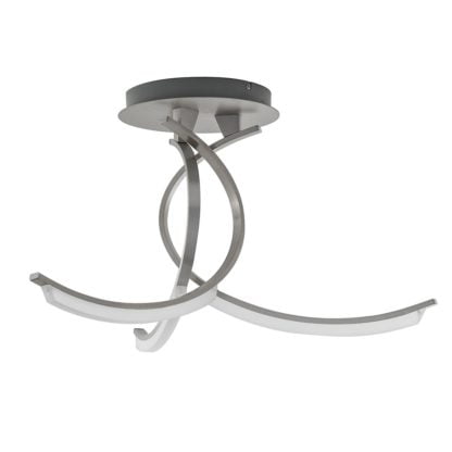 Lampa przysufitowa LED Trismo Italux styl nowoczesny stal srebrny satynowy ZWX-0022-03L