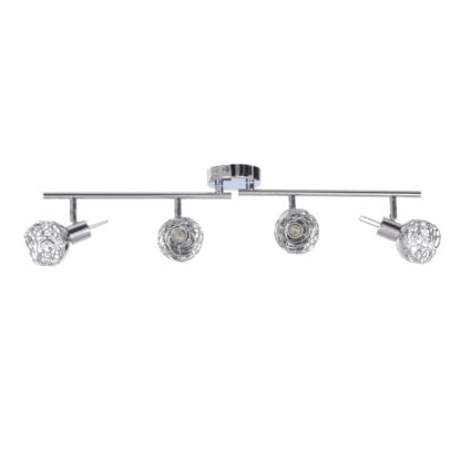 Lampa przysufitowa LUTON Vitalux styl nowoczesny metal chrom