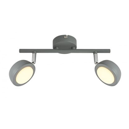 Lampa przysufitowa MILD CANDELLUX 2X6W LED SZARY 3000K 92-66749