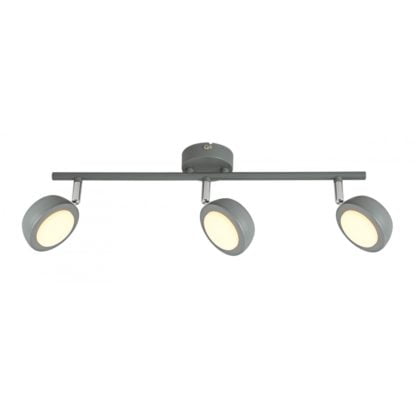 Lampa przysufitowa MILD CANDELLUX 3X6W LED SZARY 3000K 93-66541