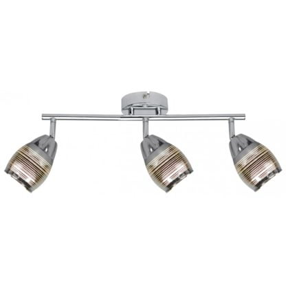 Lampa przysufitowa MILTON CANDELLUX 3X10W E14 LED chrom 93-61294