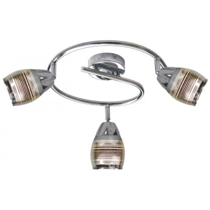 Lampa przysufitowa MILTON CANDELLUX 3X10W E14 LED chrom 93-61300