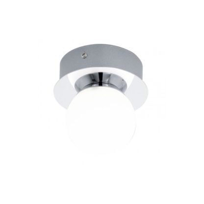 Lampa przysufitowa MOSIANO IP44 1 Eglo styl nowoczesny stal szlachetna szkło opalone 94626