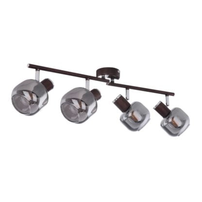 Lampa przysufitowa PALLO GLOBO styl nowoczesny metal szkło 54303-4