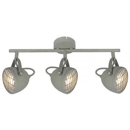 Lampa przysufitowa PENT CANDELLUX 3X50W GU10 betonowy szary 93-68064