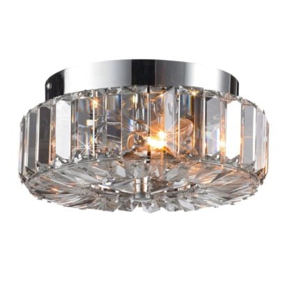 Lampa przysufitowa ULRIKSDAL IP44 MARKSLOJD styl glamour / kryształ metal kryształ chrom 102649