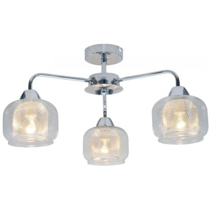 Lampa przysufitowa ampla RAY CANDELLUX 3X40W E14 chrom 33-67081