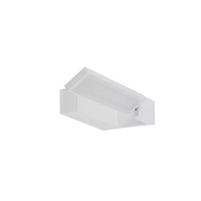 Lampa przyścienna Dalen IP44 AZZARDO styl designerski aluminium biały AZ2962