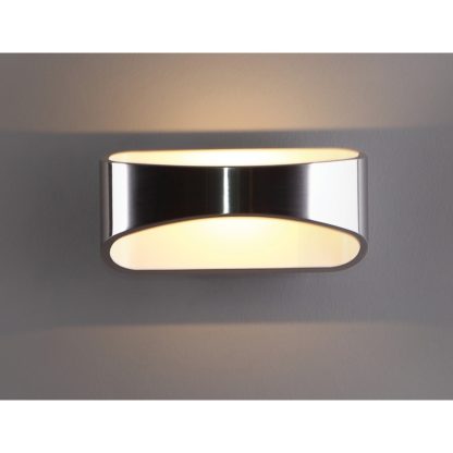 Lampa przyścienna LED HUGO Maxlight styl nowoczesny aluminium