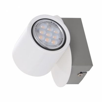 Lampa przyścienna LED LONDON Vitalux styl nowoczesny metal biały