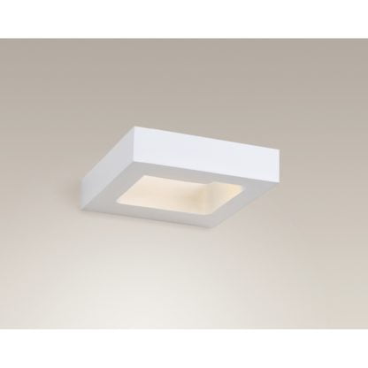 Lampa przyścienna LED SALVADOR Maxlight aluminium biały W0133