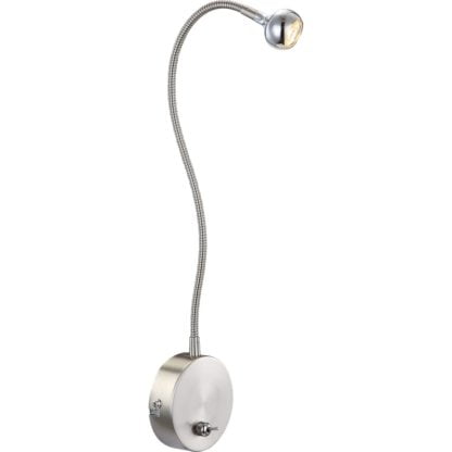 Lampa przyścienna LED SERPENT I Globo styl nowoczesny nikiel metal akryl tworzywo sztuczne srebrny chrom 24109W