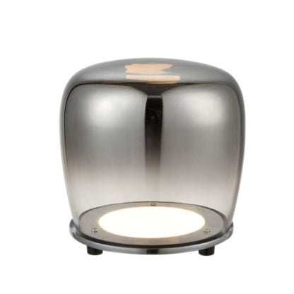 Lampa stojąca Berloz 430mm LEDEA styl klasyczny szkło czarny 50533051