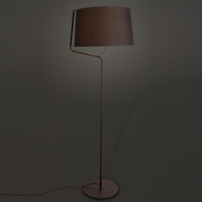 Lampa stojąca CHICAGO Maxlight styl nowoczesny metal tkanina