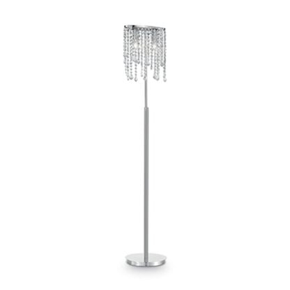 Lampa stojąca IDEALLUX RAIN CLEAR styl glamour metal