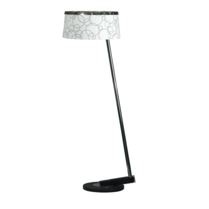 Lampa stojąca IMPRESJA CANDELLUX1X60W E27 biała CHROM 51-45082