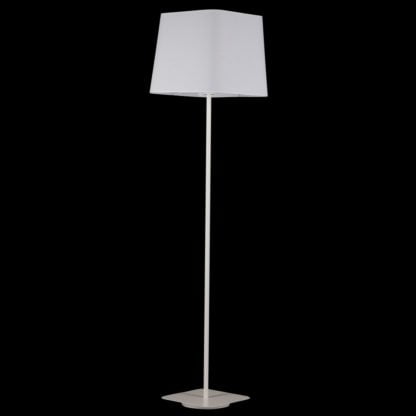 Lampa stojąca Mito Italux styl nowoczesny metal tkanina biały MA04581F-001-01