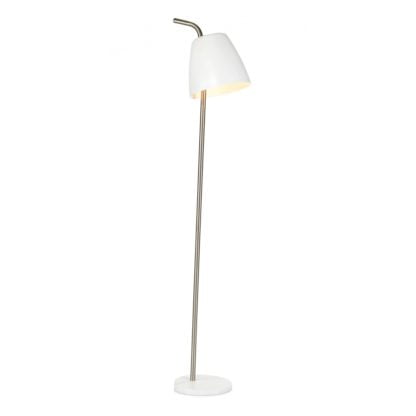 Lampa stojąca SPIN MARKSLOJD styl nowoczesny metal biały stalowy 107731