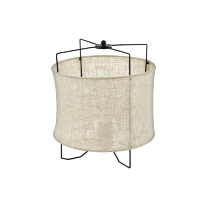 Lampa stołowa BRIDEKIRK EGLO styl klasyczny stal tkanina piaskowy 43293