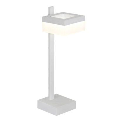 Lampa stołowa CUBO MILAGRO metal akryl biały ML159