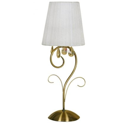 Lampa stołowa DYNASTY CANDELLUX 1X40W E14 PATYNA H-58 41-09128