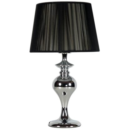 Lampa stołowa GILLENIA 40CM 1X60W E27 CZARNA 41-21413