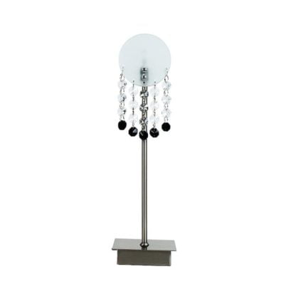 Lampa stołowa LUXOR CANDELLUX 1*20W G4 metal szkło chrom 41-02795