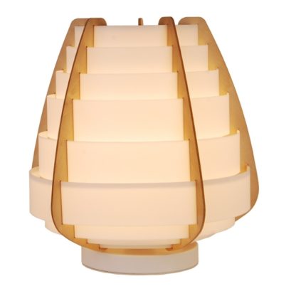 Lampa stołowa Nagoja LEDEA styl ekologiczny tworzywo sztuczne beżowy 50501039