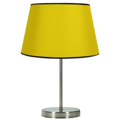 Lampa stołowa PABLO CANDELLUX 1X60W E27 metal pcv żółty 41-34090