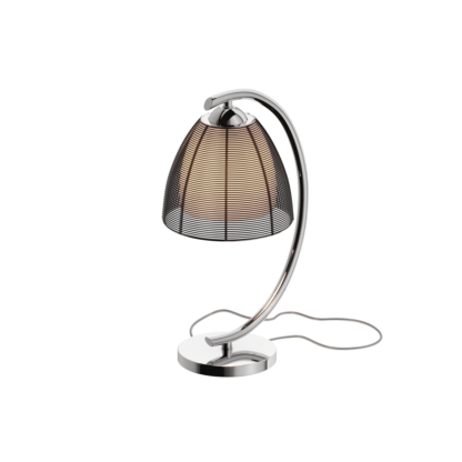 Lampa stołowa PICO ZUMALINE styl nowoczesny aluminum szkło opalowe czarny MT9023-1S (BLACK)