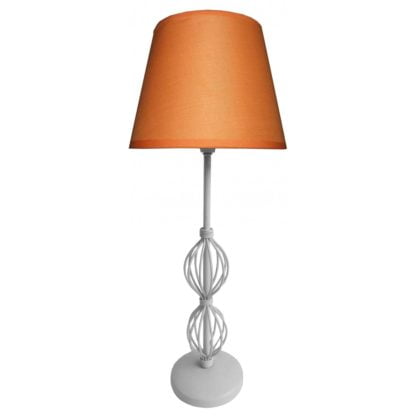 Lampa stołowa ROSETTE CANDELLUX 1X40W E14 metal tworzywo sztuczne pomarańczowy 41-99580