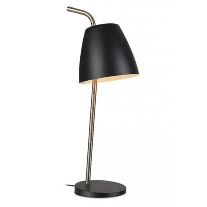 Lampa stołowa SPIN MARKSLOJD styl nowoczesny metal czarny stalowy 107730