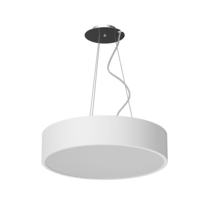 Lampa wisząca ABA styl klasyczny 400 3x23W E27 230V biały matowy RAL 9006 CLEONI 1267ZB1AE3117