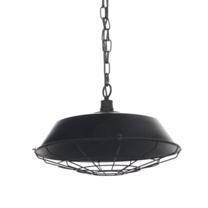Lampa wisząca AMELIA Vitalux styl industrialny metal czarny