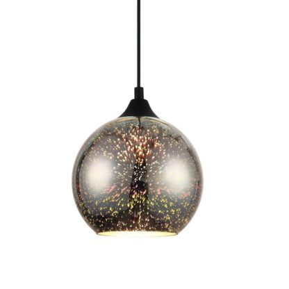 Lampa wisząca ANDROMEDA 3D Italux styl nowoczesny designerski metal szkło