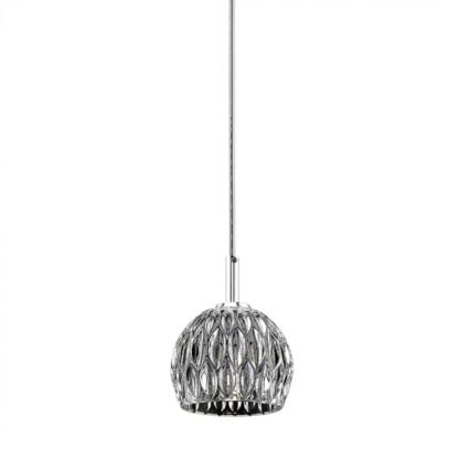 Lampa wisząca AURELIA ZUMALINE styl nowoczesny szkło metal chrom przeźroczysty P0404-01A-F4AC