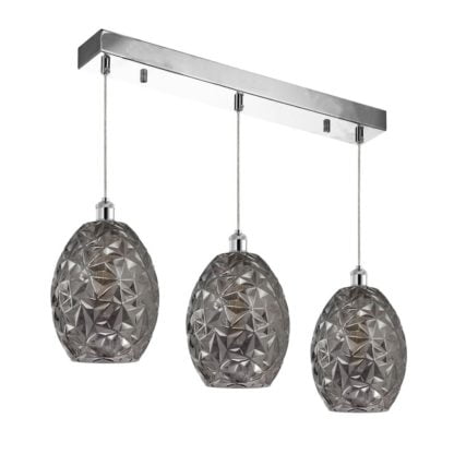 Lampa wisząca BELIZE MILAGRO styl glamour / kryształ metal szkło chrom ML5487