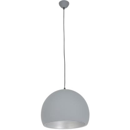 Lampa wisząca BERTA ELEM styl klasyczny szary srebrny metal aluminium 8210/1 01