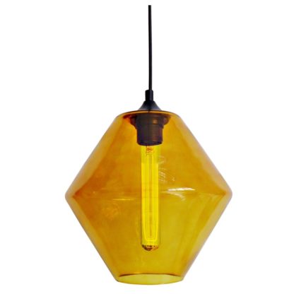 Lampa wisząca BREMEN CANDELLUX 1X60W E27 pomarańczowy 31-36223
