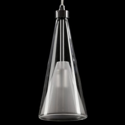 Lampa wisząca Butio Italux styl nowoczesny metal szkło chrom MD9190-1A