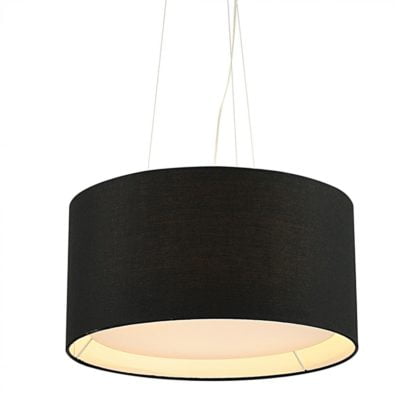 Lampa wisząca CAFÉ ZUMALINE styl nowoczesny tkanina czarny RLD93139-4B