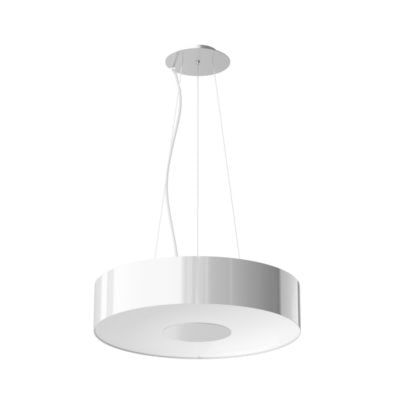 Lampa wisząca CARINA 500 CLEONI LED styl nowoczesny stal biały 1123577