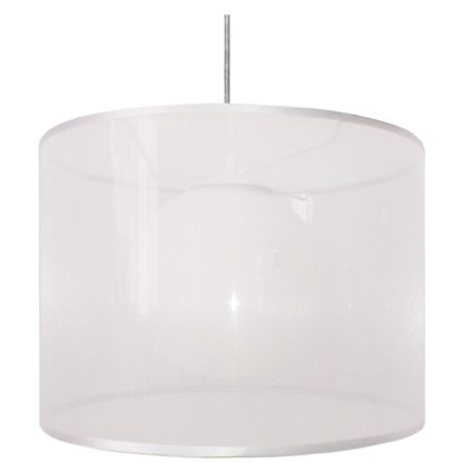 Lampa wisząca CHICAGO CANDELLUX 1X60W E27 biały 31-24886